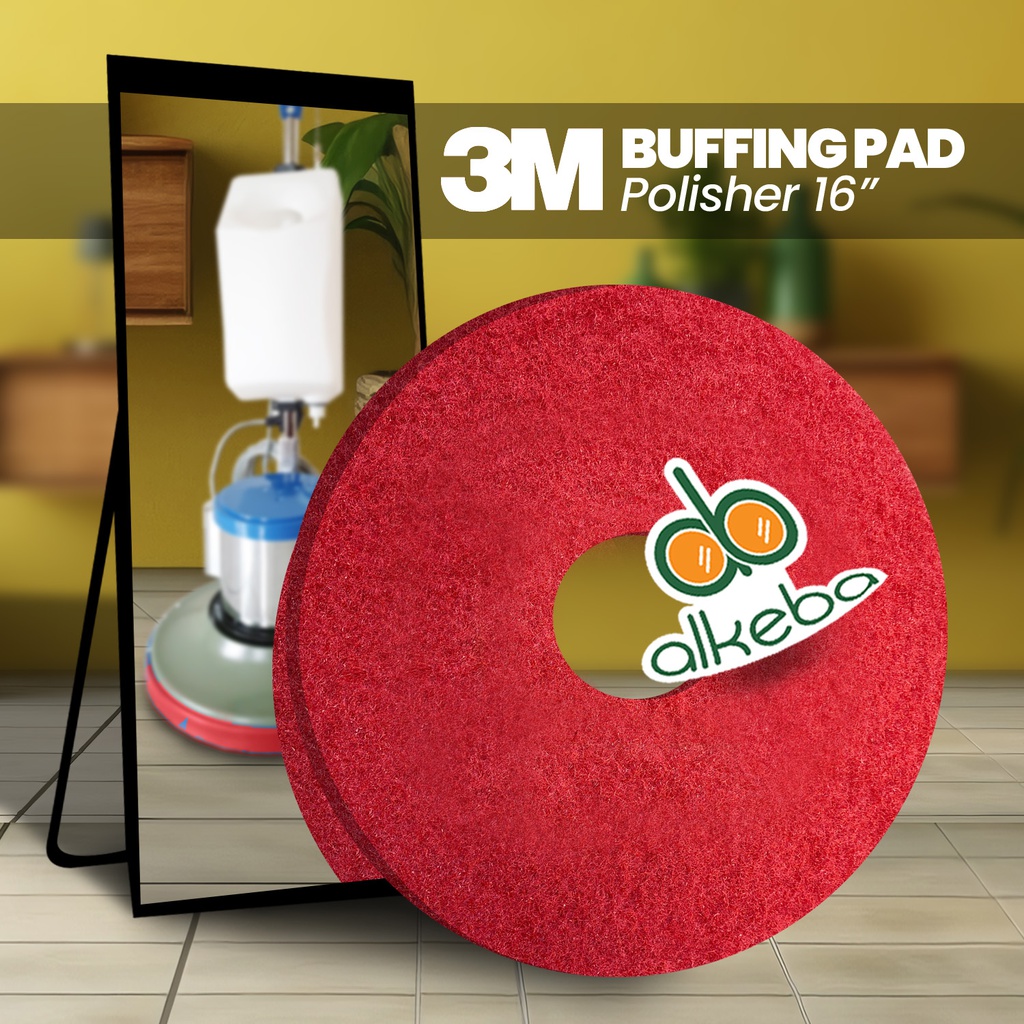 3M BUFFING PAD POLISHER 16" MERAH