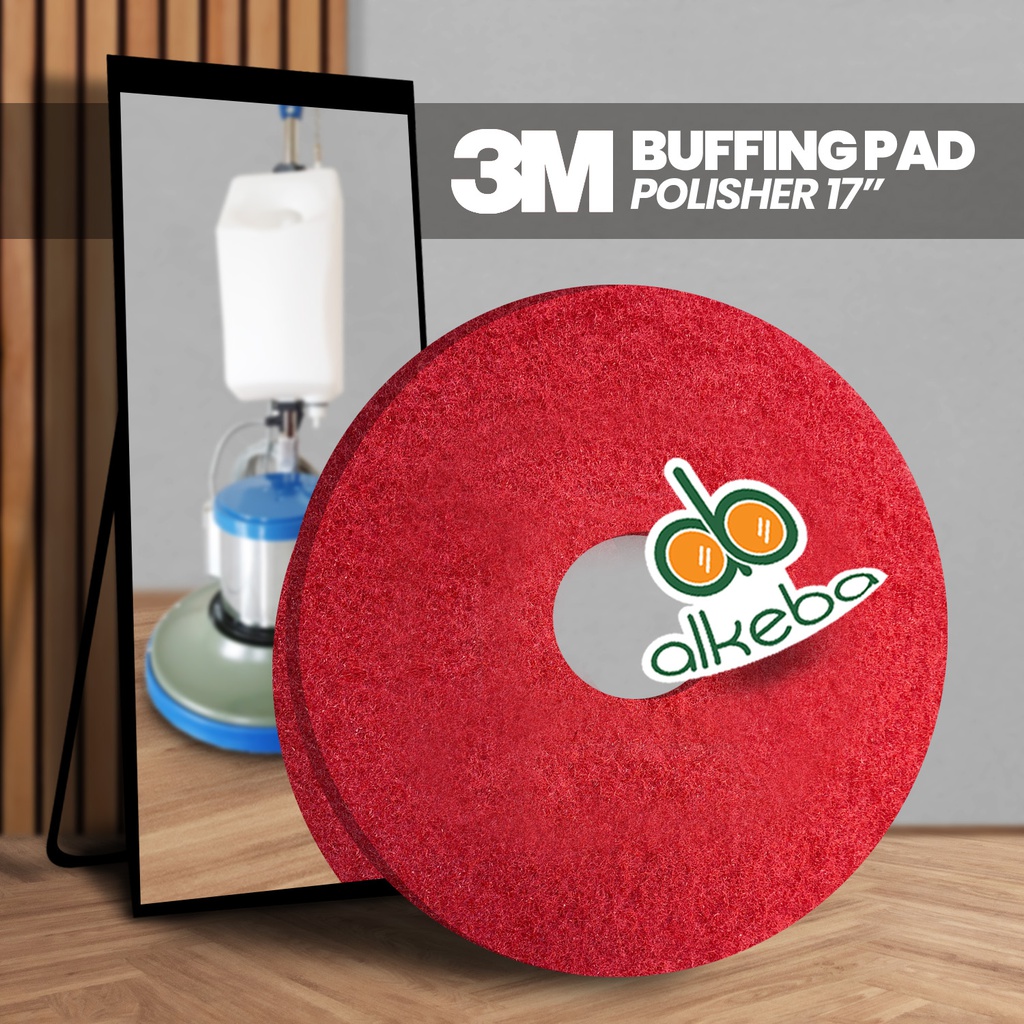 3M BUFFING PAD POLISHER 17" MERAH