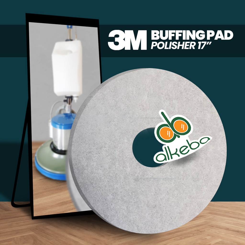 3M BUFFING PAD POLISHER 17" PUTIH