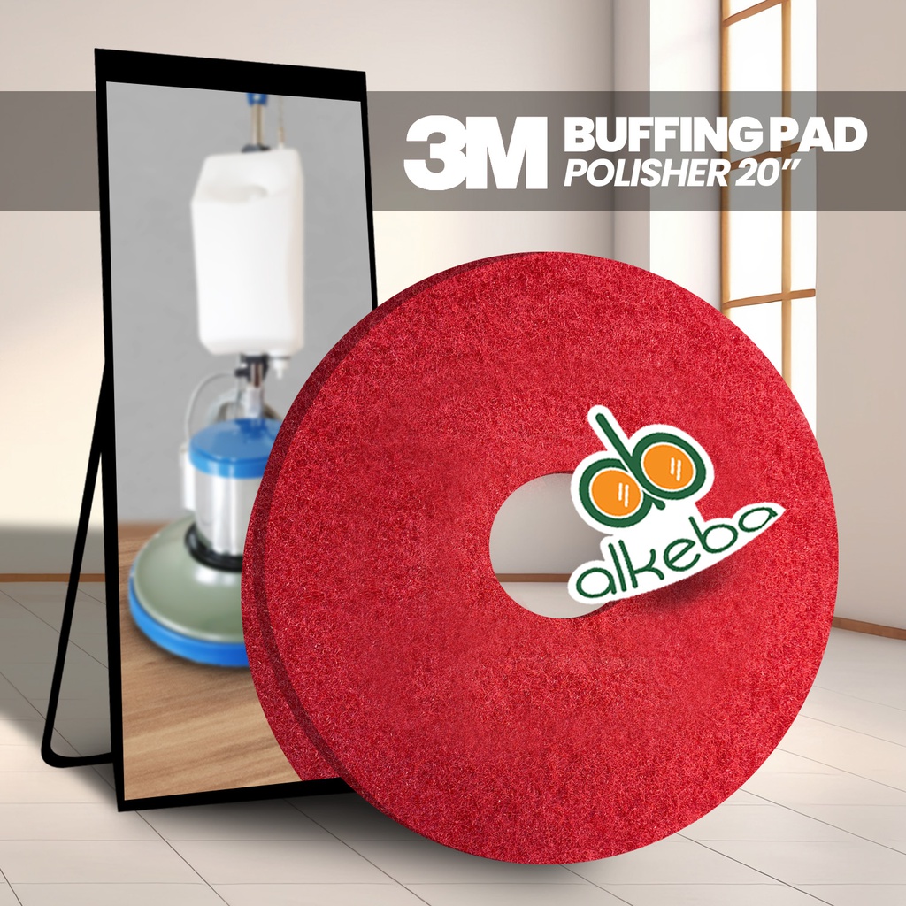 3M BUFFING PAD POLISHER 20" MERAH