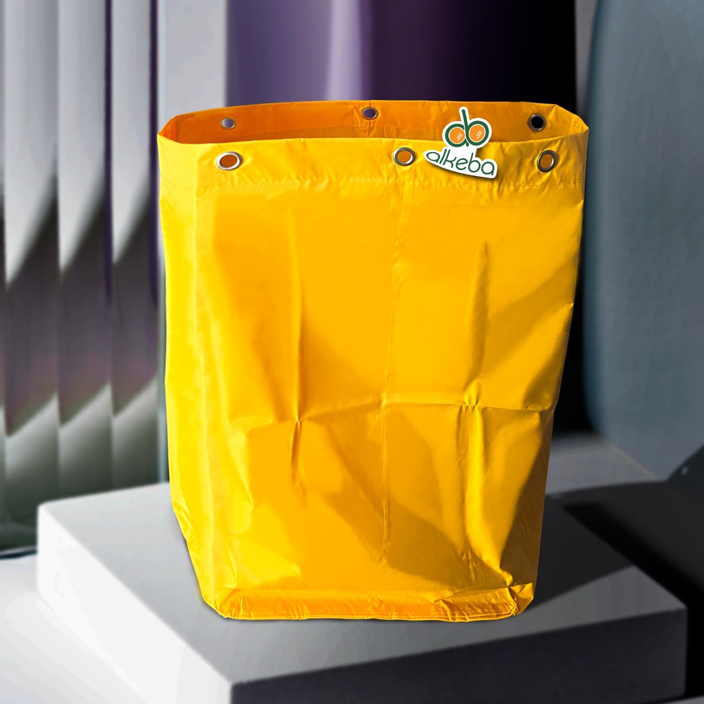 BAG YELLOW JANITOR CART