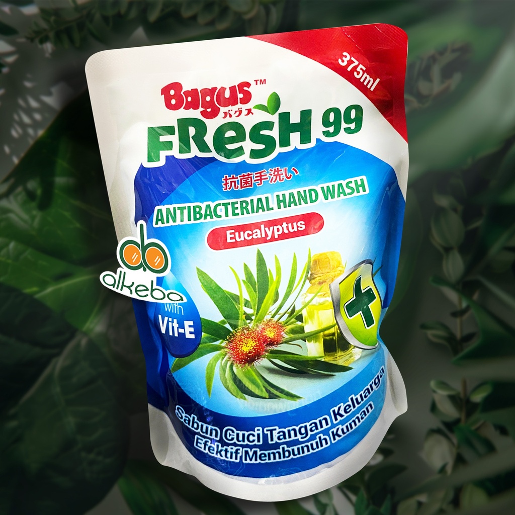 BAGUS FRESH 99 HANDWASH EUCALIPTUS REFILL 375ML