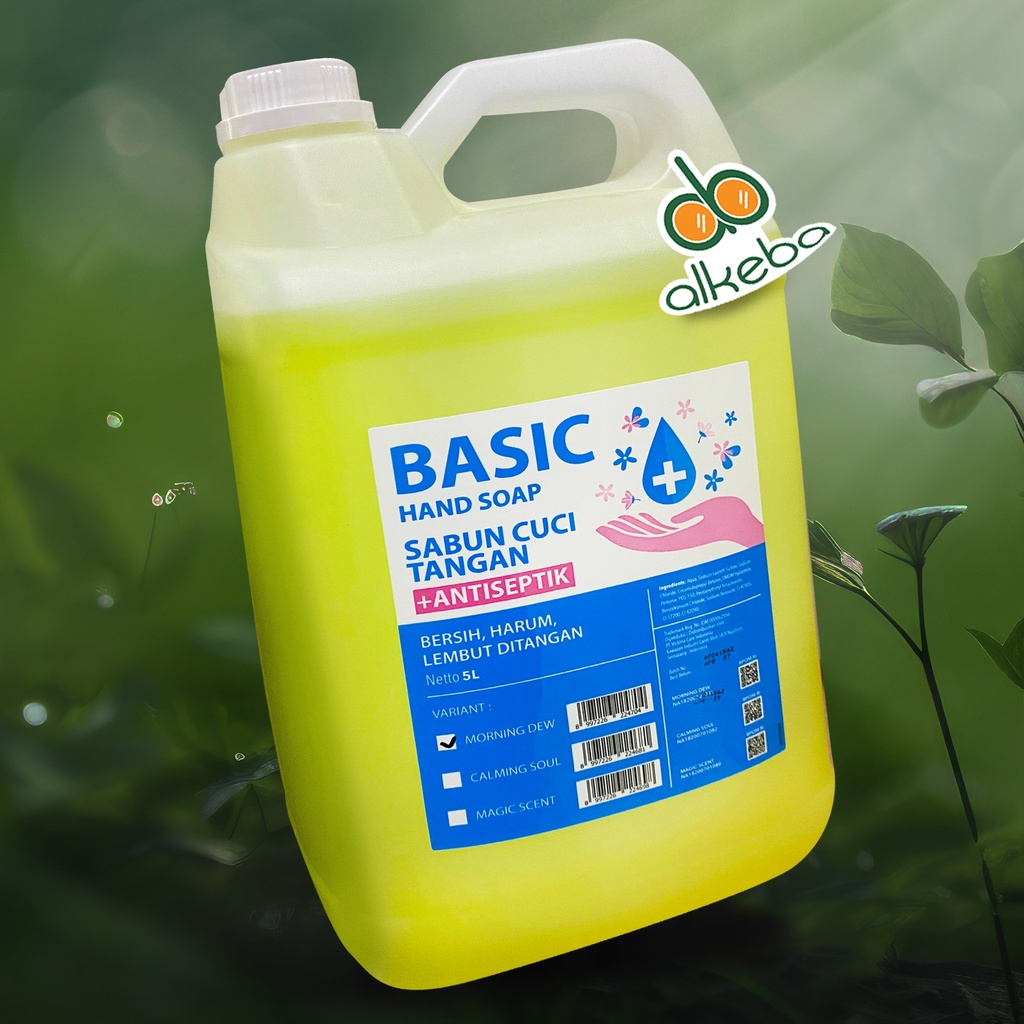 BASIC HAND SOAP MORNING DEW 5 LITER