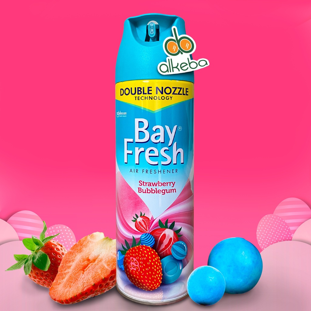 BAYFRESH AEROSOL 320 ML STRAWBERRY BUBBLEGUM