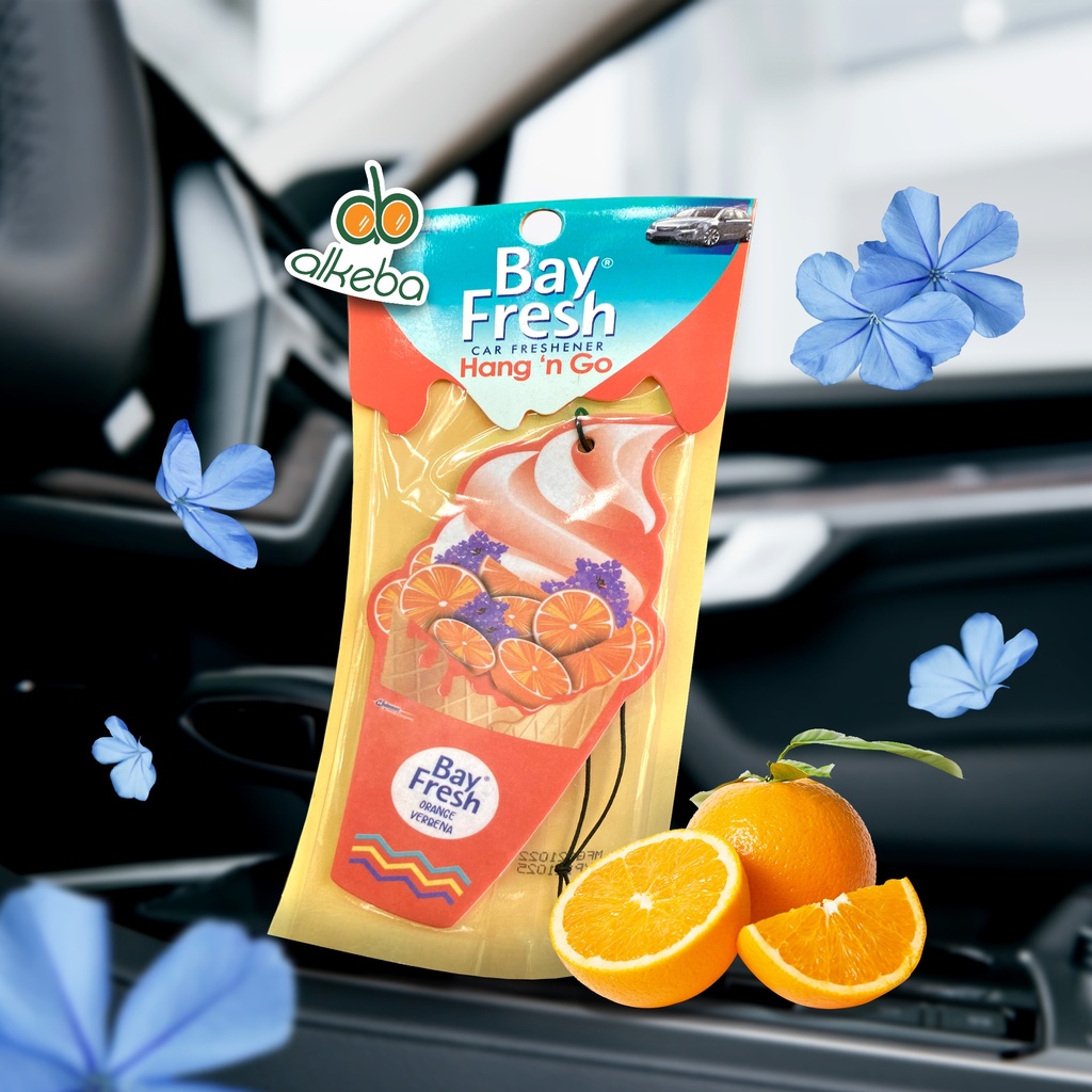 BAYFRESH CAR FRESHENER HANG'N GO ORANGE VERBENA