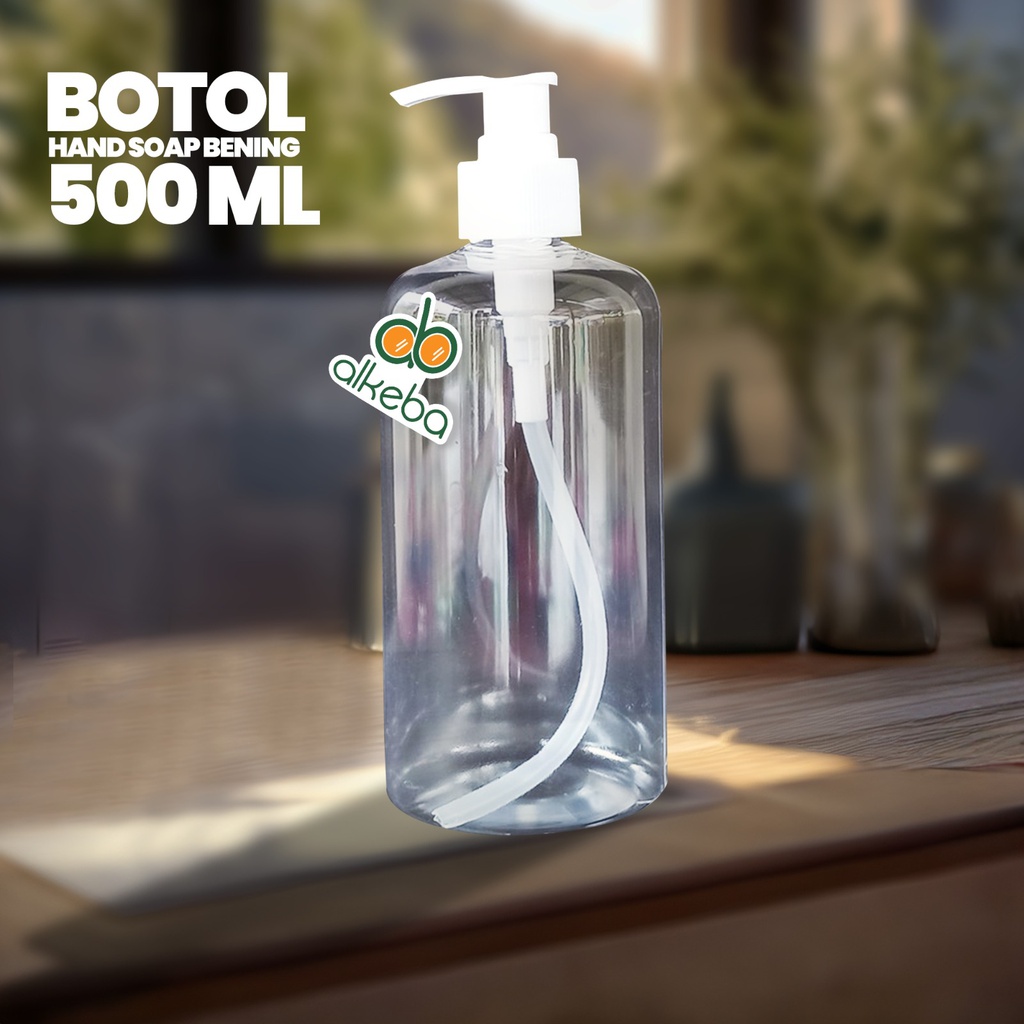 BOTOL HAND SOAP PUMP BENING 500ML NECK