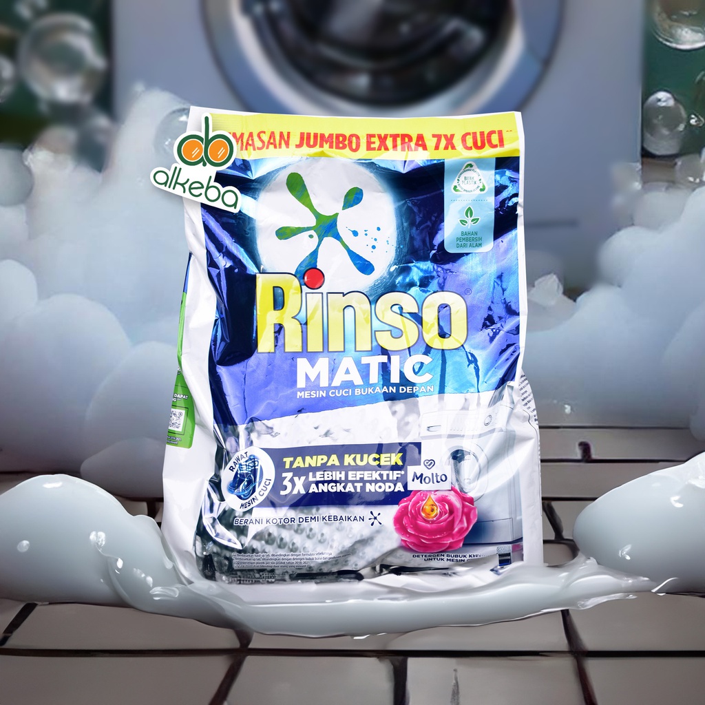 DETERGEN RINSO BUBUK MATIC FRONT LOAD 900 GR