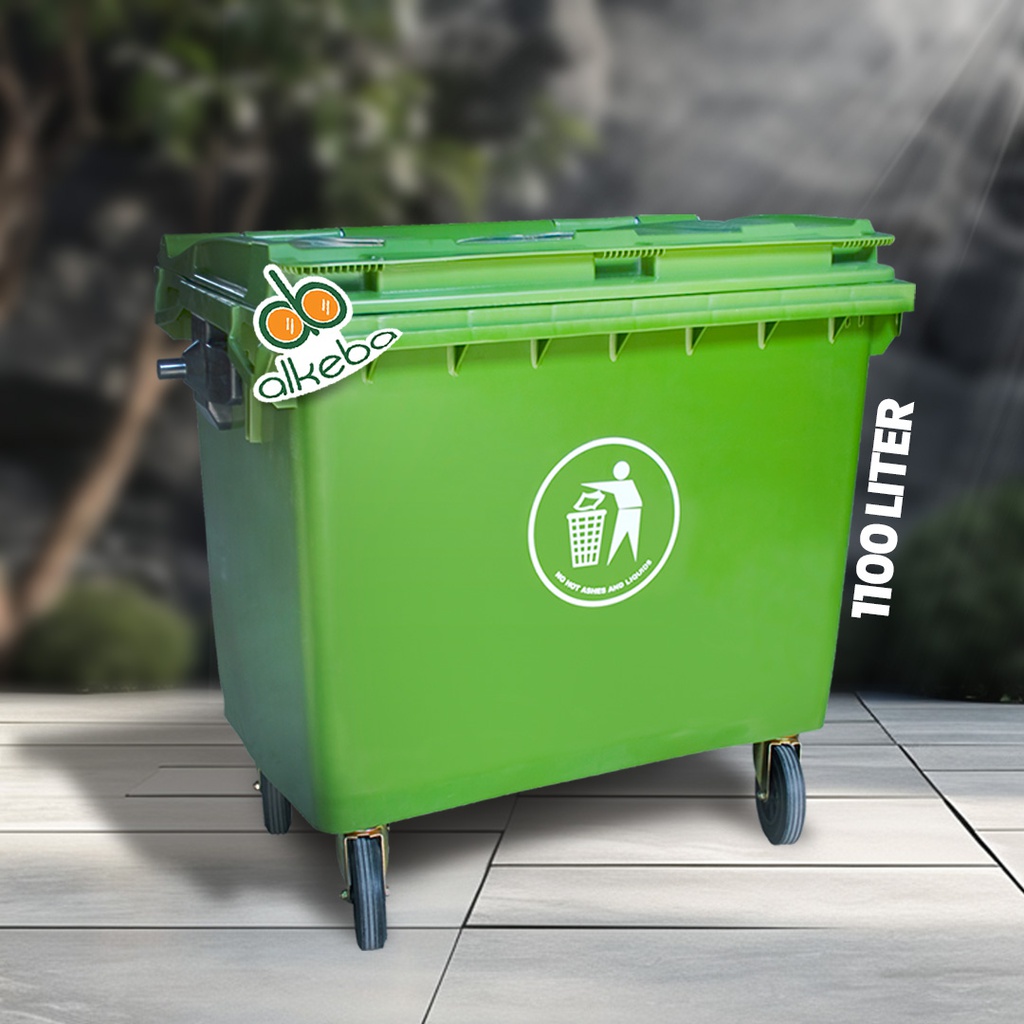 DUST BIN 1100 LITER HIJAU