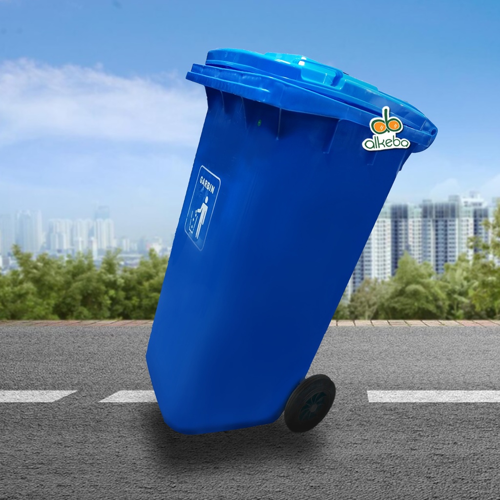 DUST BIN BIRU 120 LITER GARBIN