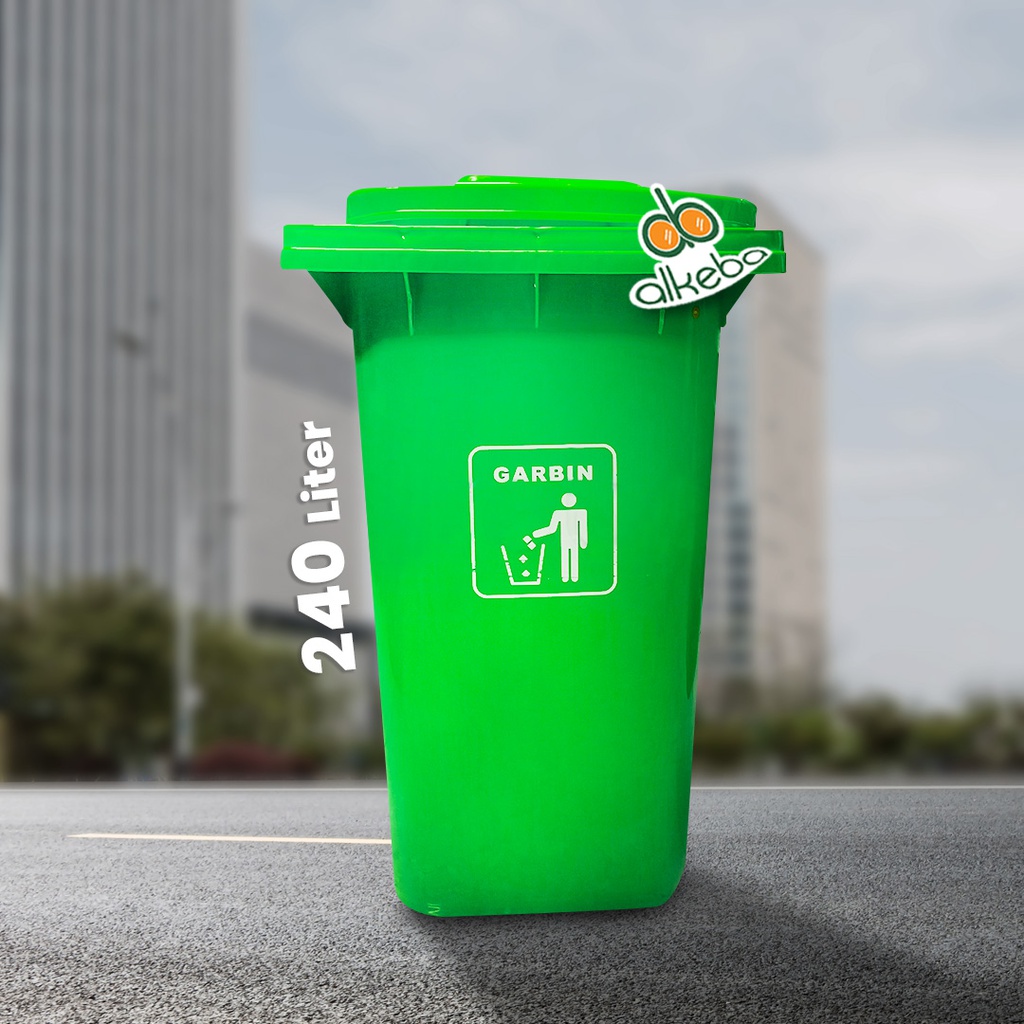 DUST BIN 240 LITER HIJAU GARBIN