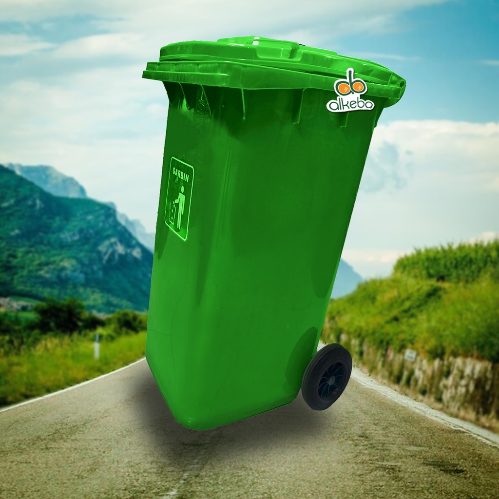 DUST BIN HIJAU 120 LITER GARBIN