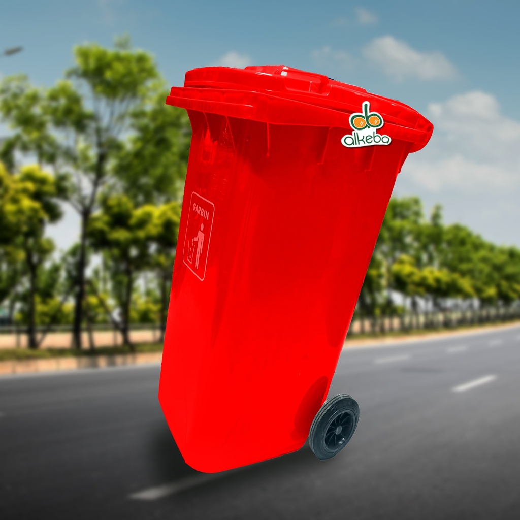 DUST BIN MERAH 120 LITER GARBIN