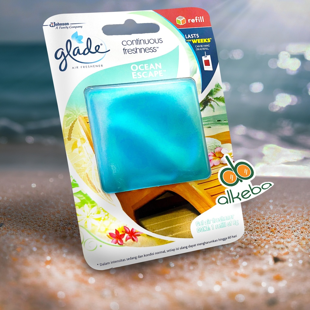 GLADE AIR FREHENER SENSATION OCEAN ESCAPE 8GR