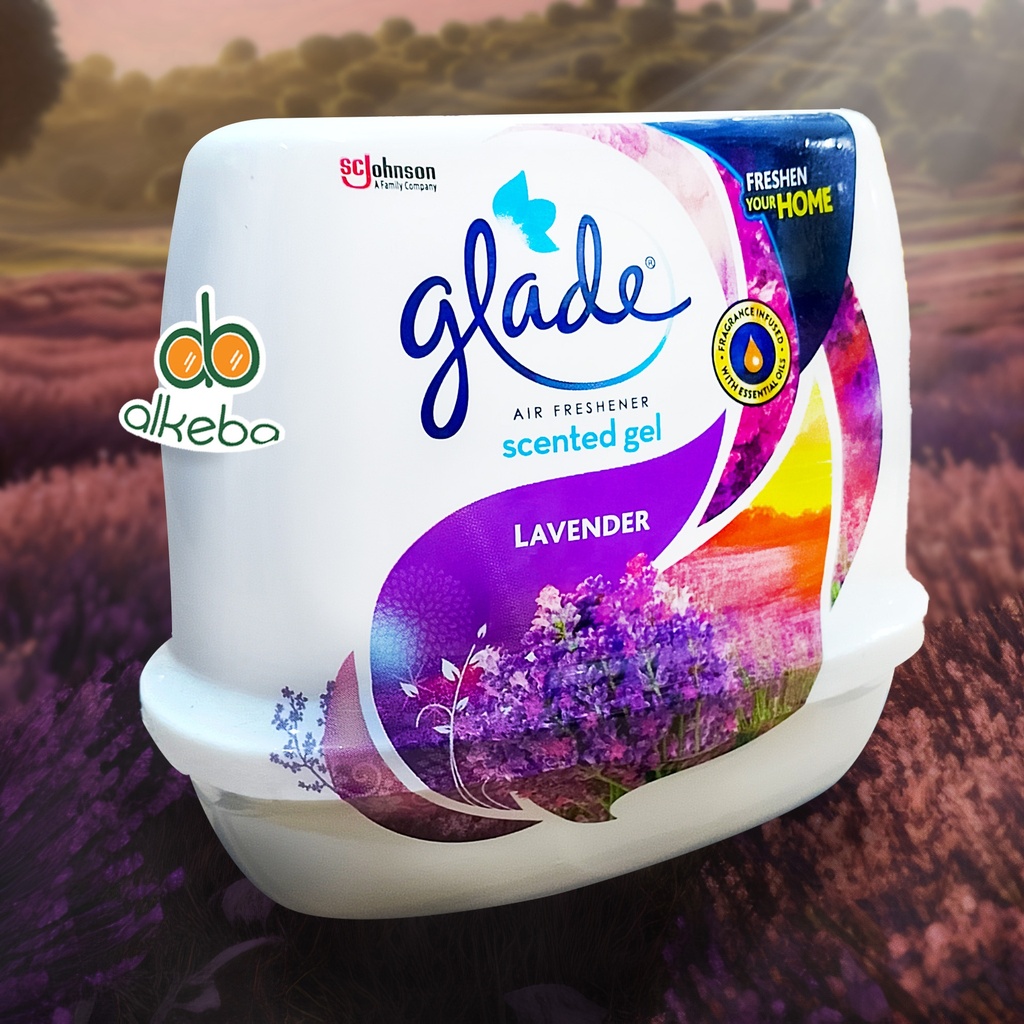 GLADE SCENTED GEL 180 GR LAVENDER