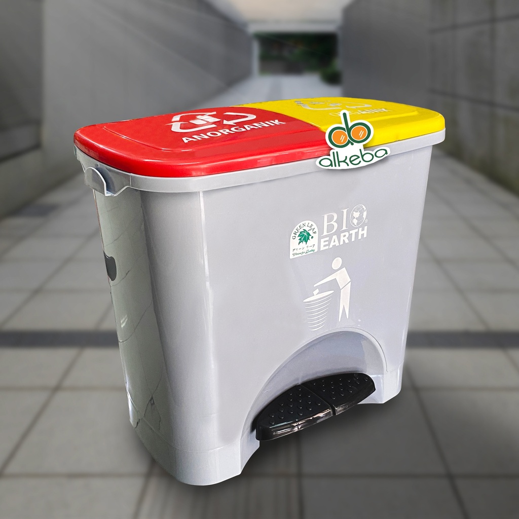 GREEN LEAF BIO TEMPAT SAMPAH INJAK 2 IN 1 30L 2130