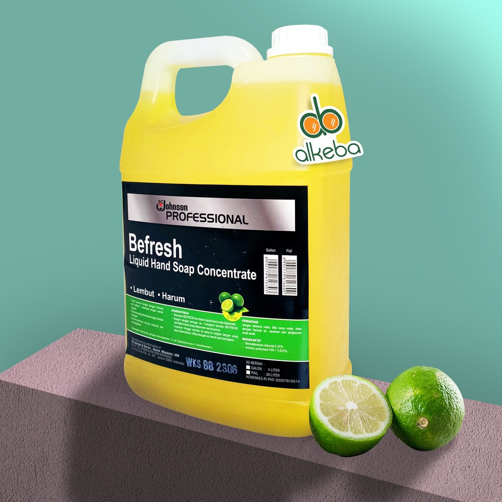 JOHNSON BEFRESH CITRUS LEMON 4 LITER