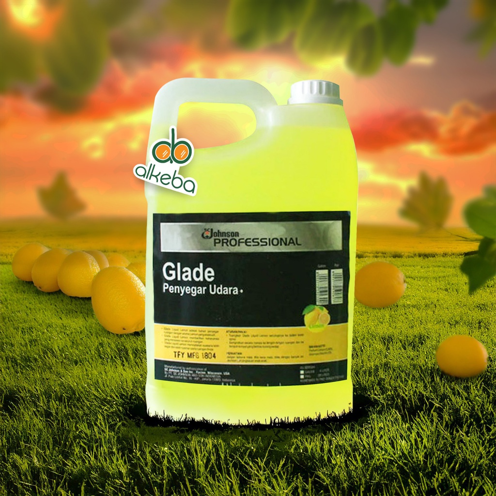 JOHNSON GLADE LIQUID LEMON 4 LITER