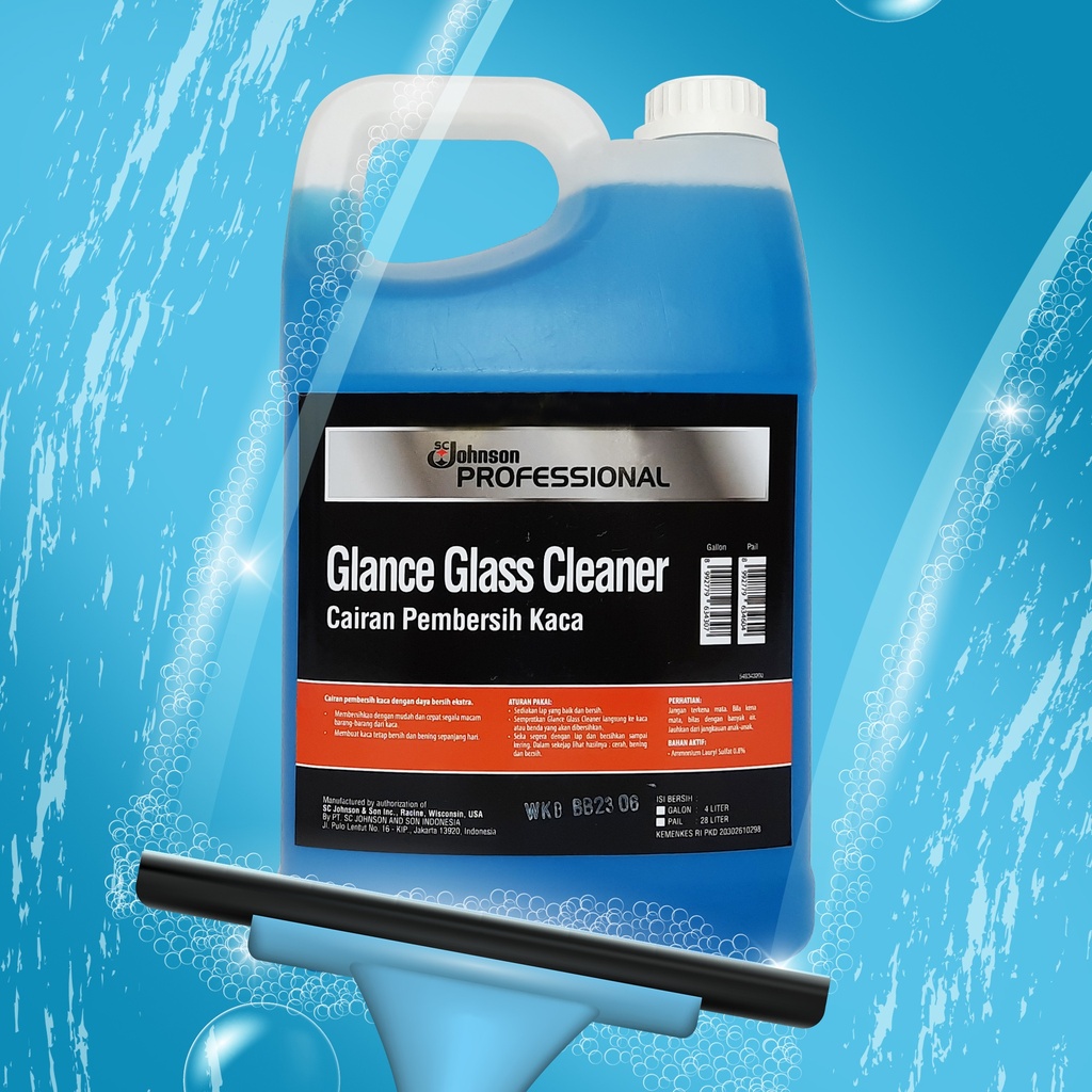 JOHNSON GLANCE GLASS CLEANER 4 LITER