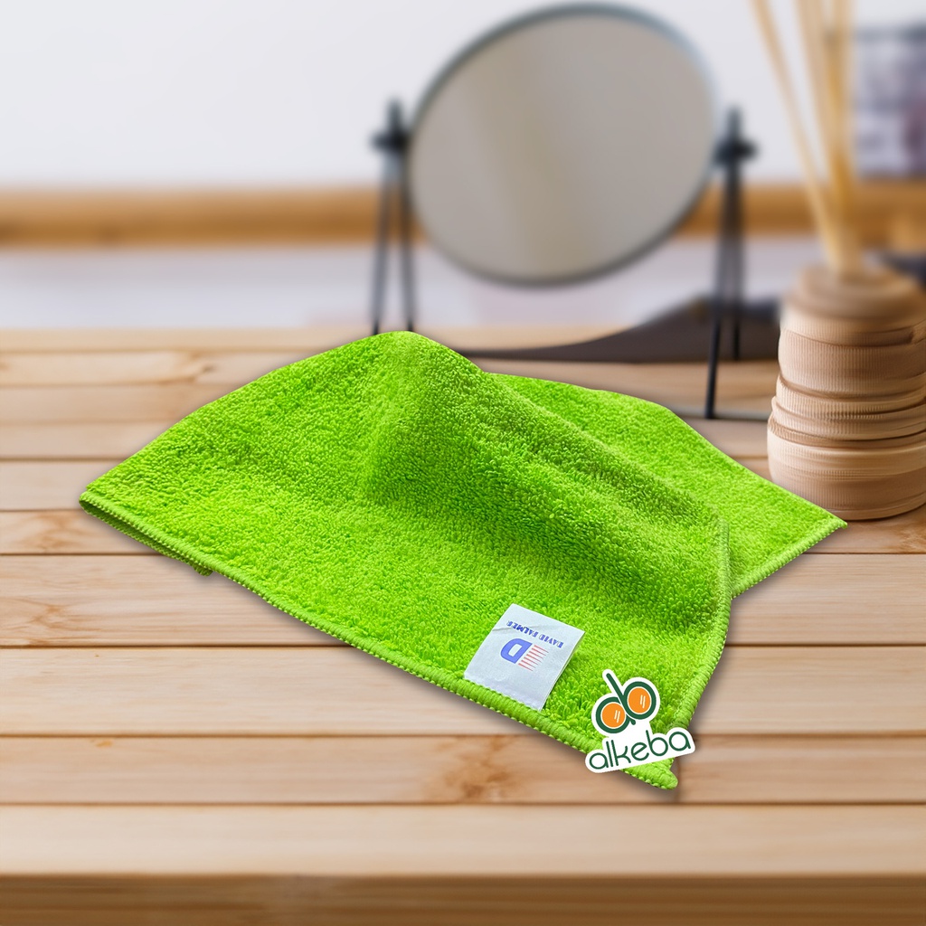 KAIN LAP MICROFIBER HIJAU 35X35 CM DAVID PALMER