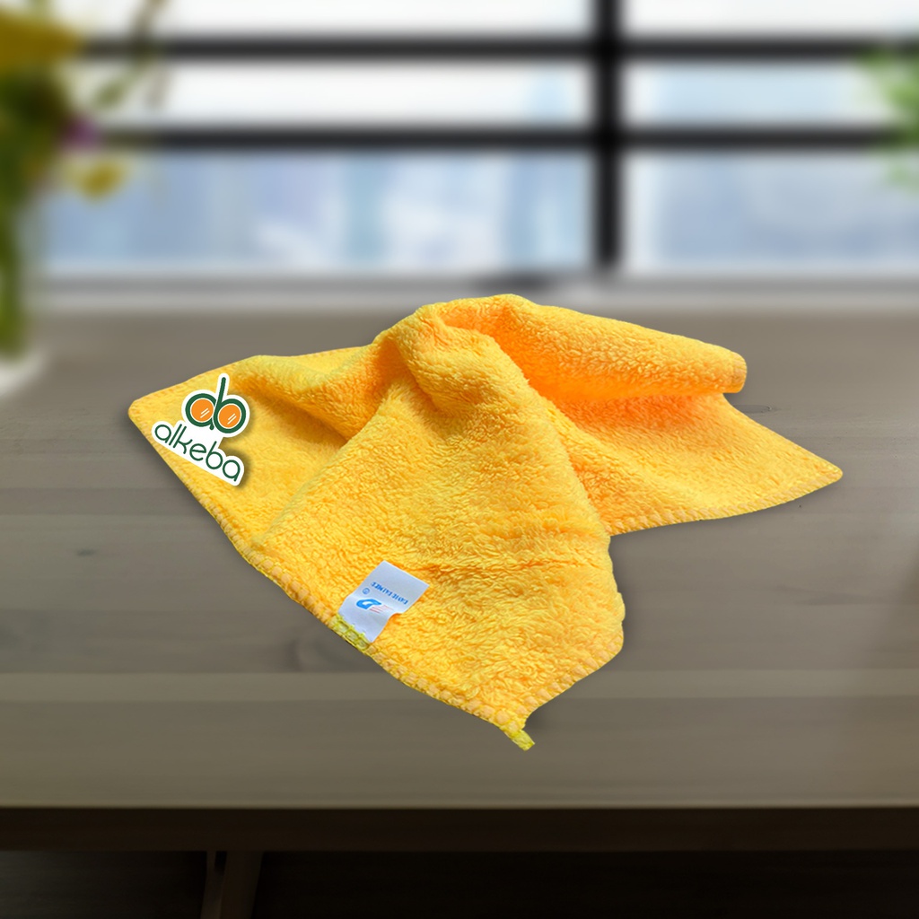 KAIN LAP MICROFIBER KUNING 35X35 CM DAVID PALMER