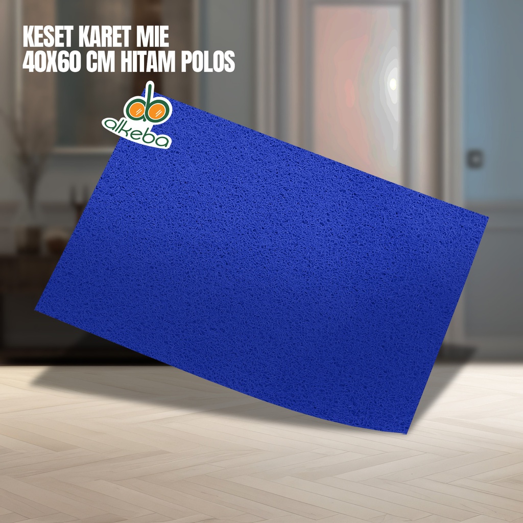 KESET KARET MIE 40X60 CM BIRU POLOS