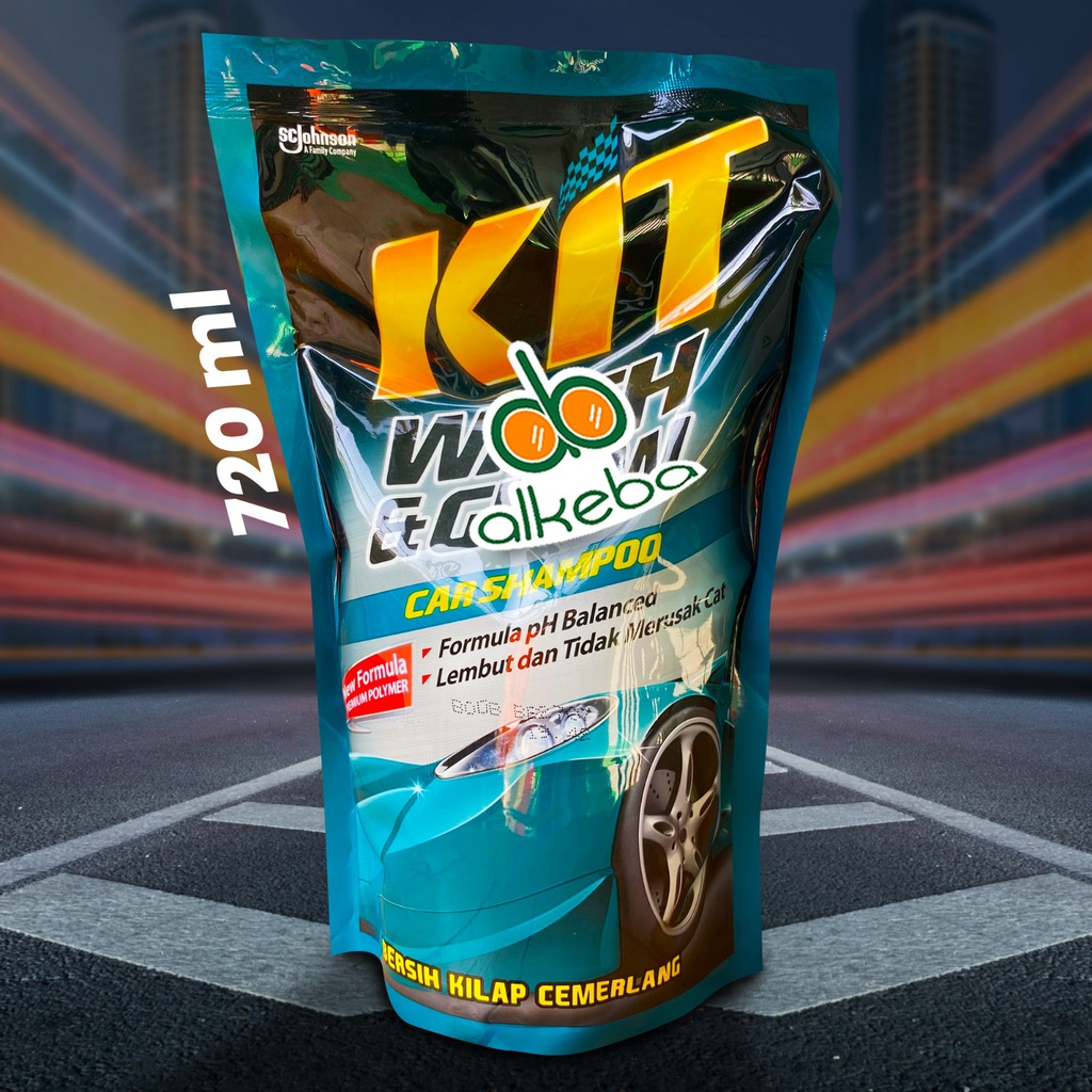 KIT SHAMPO MOBIL CAR WASH & GLOW 720ML