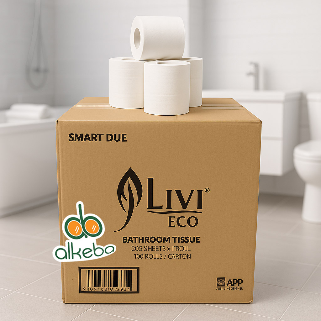 LIVI TISSUE ROLL EVO SMARTDUE 205'S (100 ROLL)