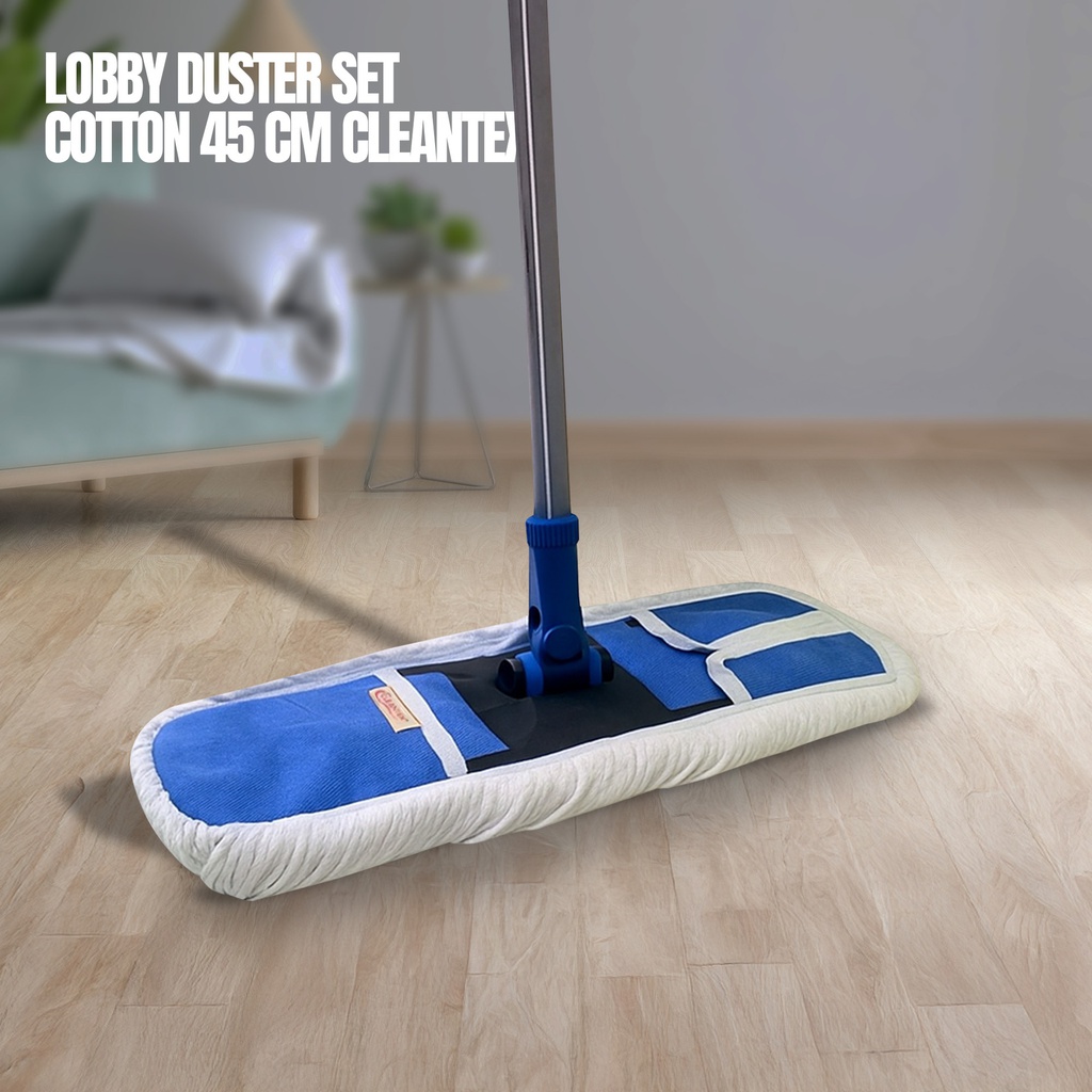 LOBBY DUSTER SET COTTON 45 CM CLEANTEX