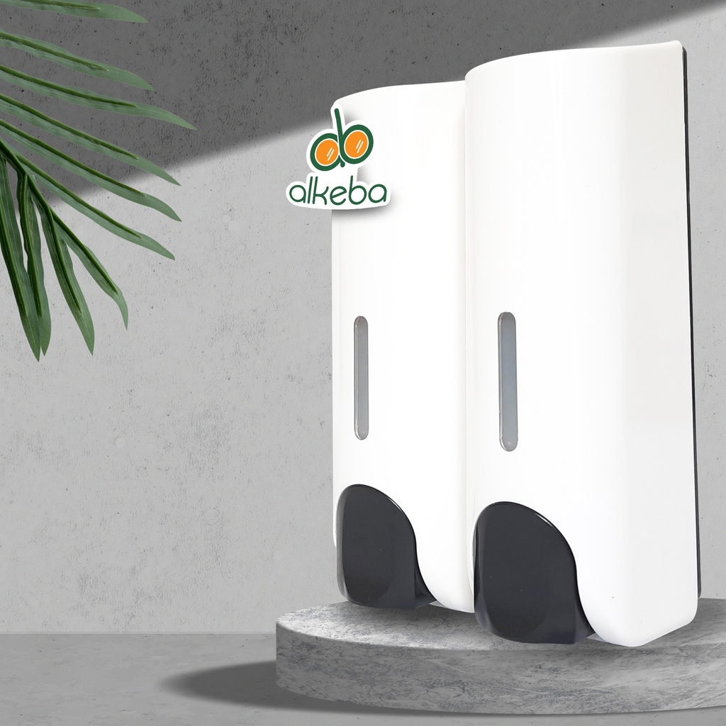 MANUAL SOAP DISPENSER DOUBLE 400ML F708-C-S