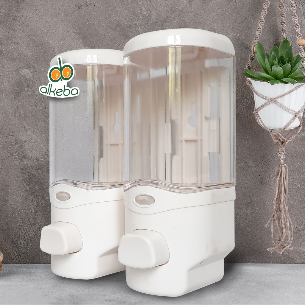 MANUAL SOAP DISPENSER DOUBLE 450ML F1101-A-S