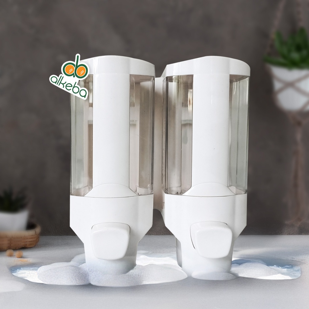 MANUAL SOAP DISPENSER DOUBLE 450ML F1104-A-S