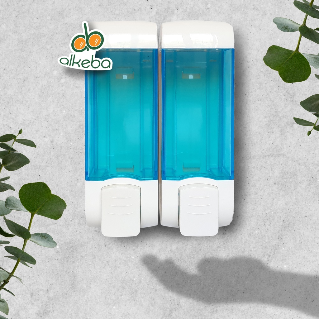 MANUAL SOAP DISPENSER DOUBLE 450ML F1801-B-S