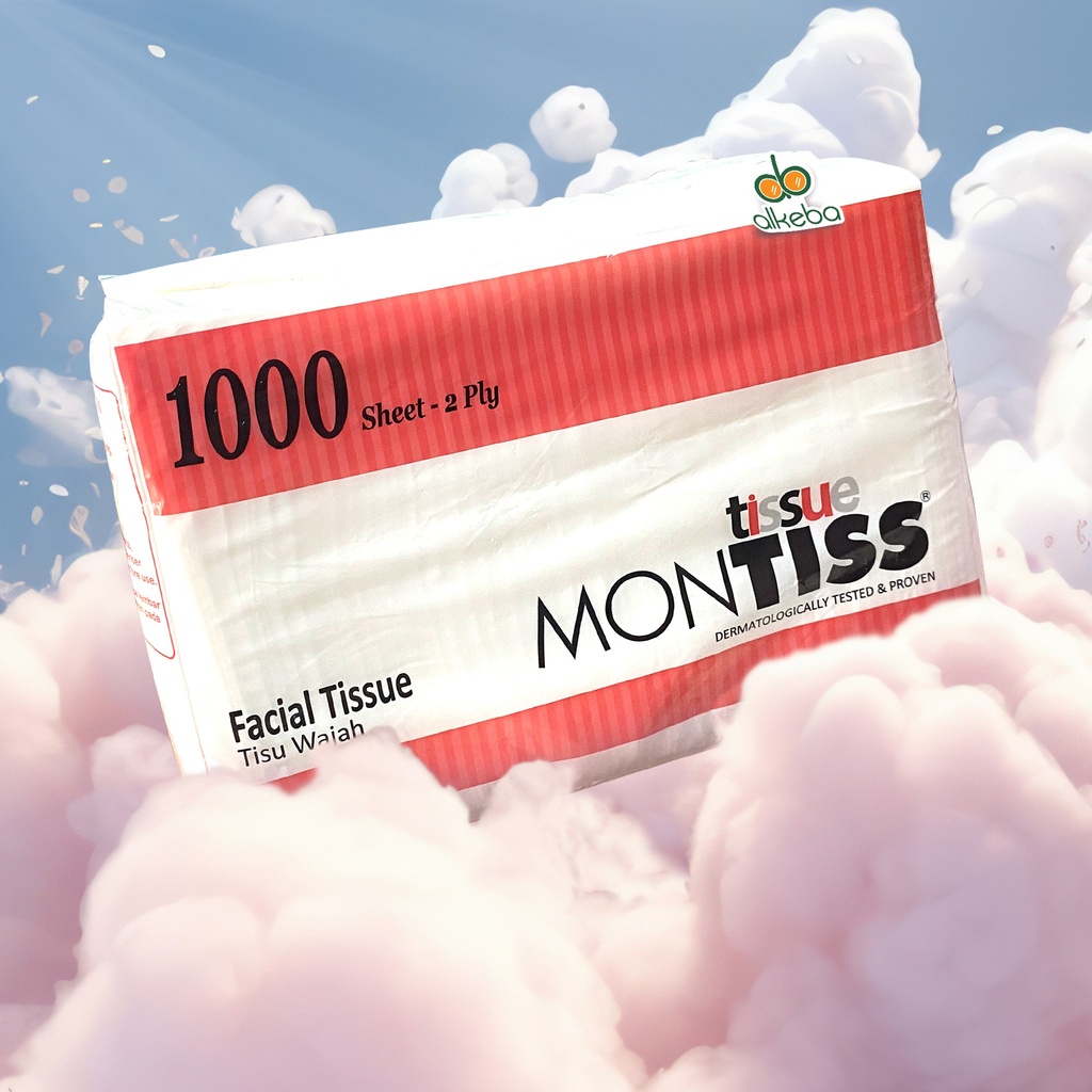 MONTIS TISSUE FACIAL TISSUE 1000'S