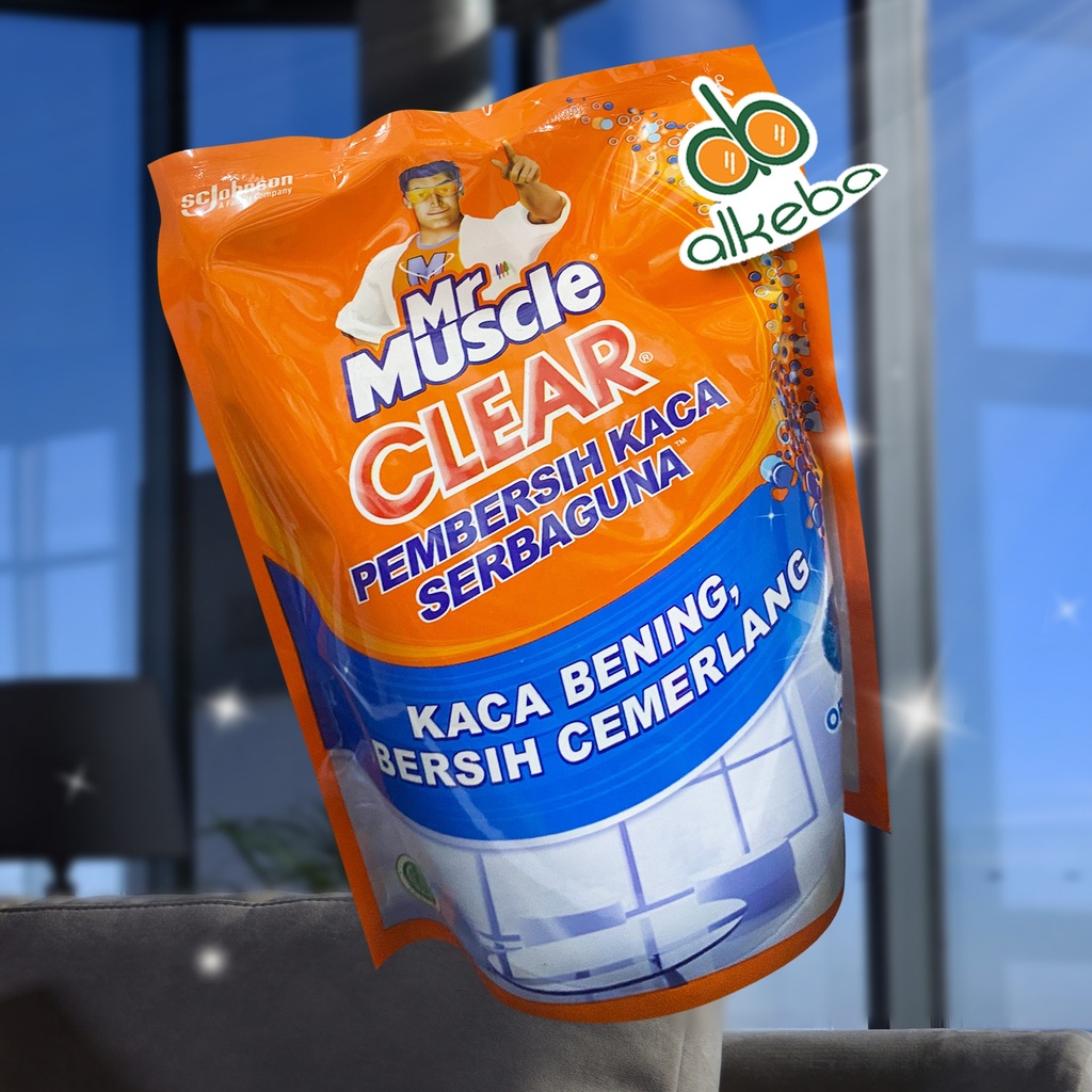 MR MUSCLE PEMBERSIH KACA REFILL 400 ML ORIGINAL