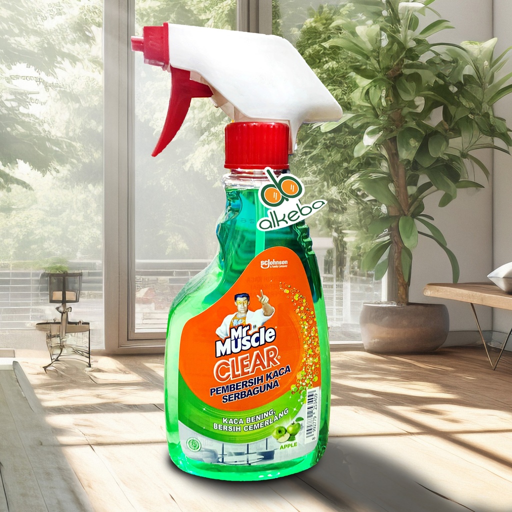 MR MUSCLE PEMBERSIH KACA SPRAY 500 ML APPLE