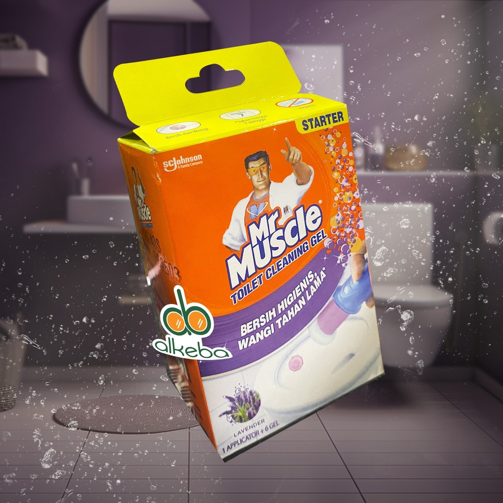 MR MUSCLE TOILET CLEANING + ALAT LAVENDER