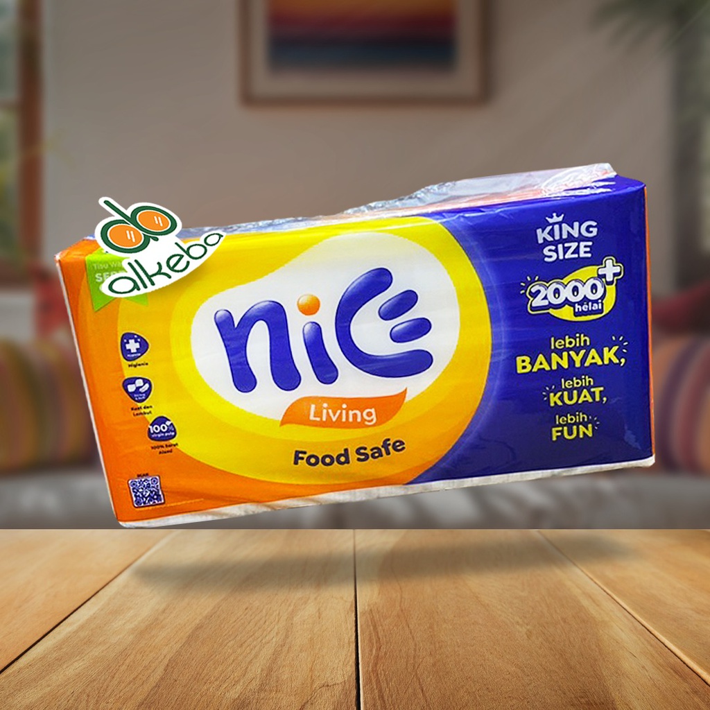 NICE TISSUE FACIAL 1 KG 2000 HELAI (2 PLY)