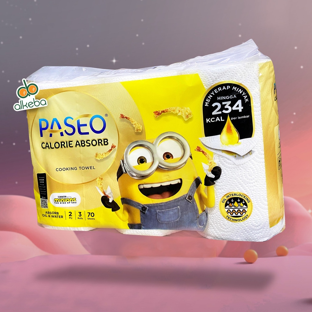 PASEO TISSUE ROLL KITCHEN TOWEL 70 SHEETS ISI 3