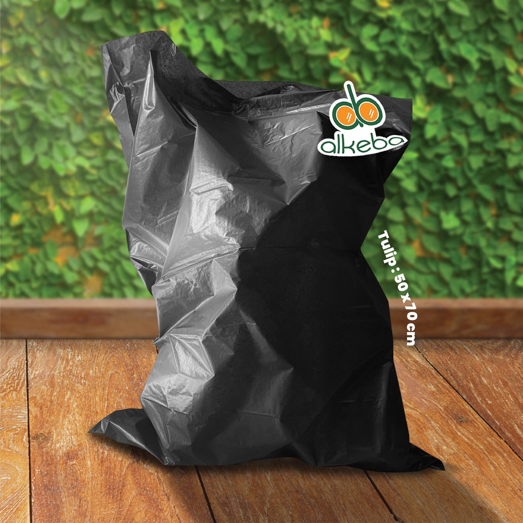 PLASTIK SAMPAH HITAM 50X70 CM TULIP