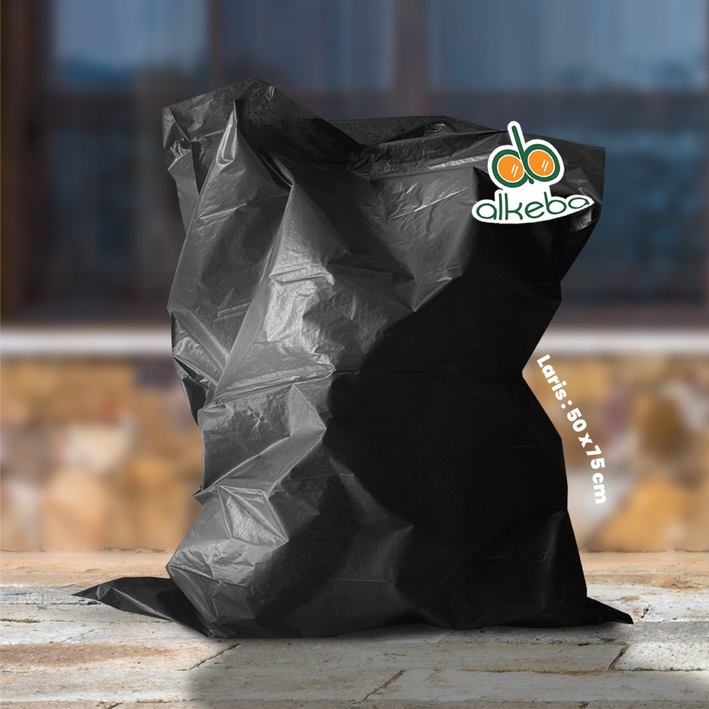 PLASTIK SAMPAH HITAM 50X75 CM LARIS