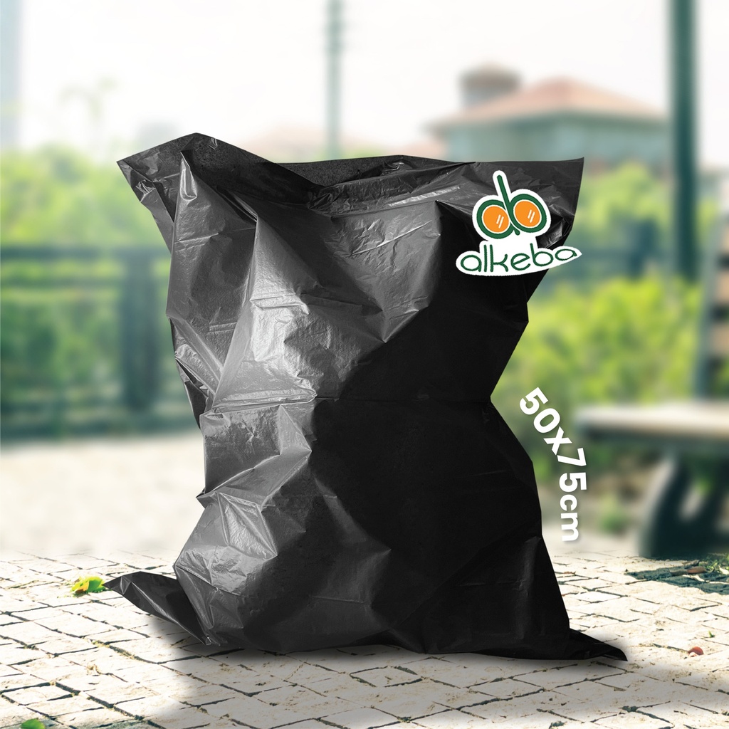 PLASTIK SAMPAH HITAM 50X75 CM TULIP