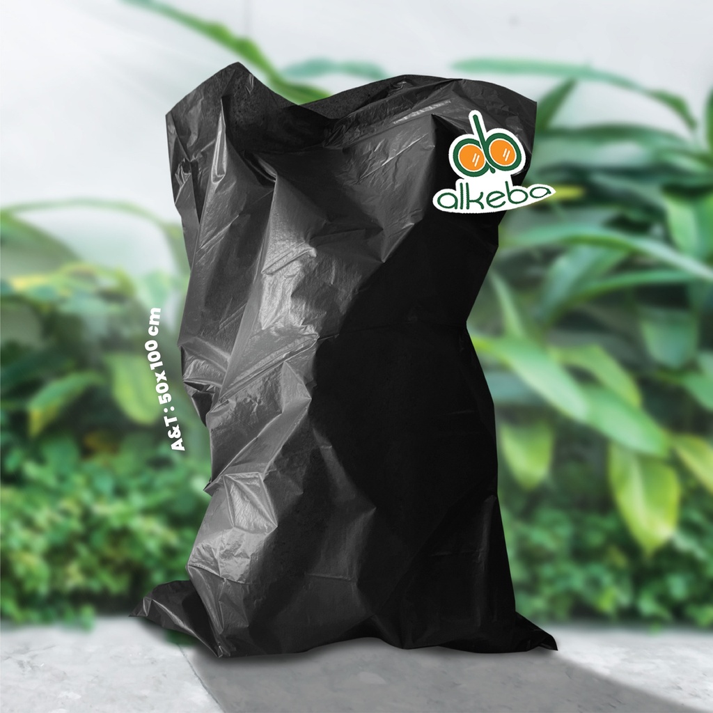 PLASTIK SAMPAH HITAM 60X100 CM A&T