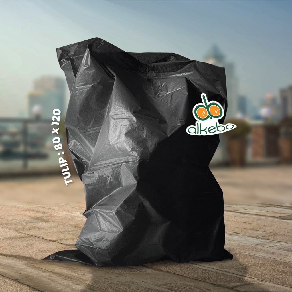 PLASTIK SAMPAH HITAM 80X120 CM TULIP