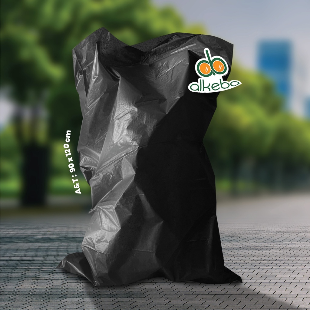 PLASTIK SAMPAH HITAM 90X120 CM A&T