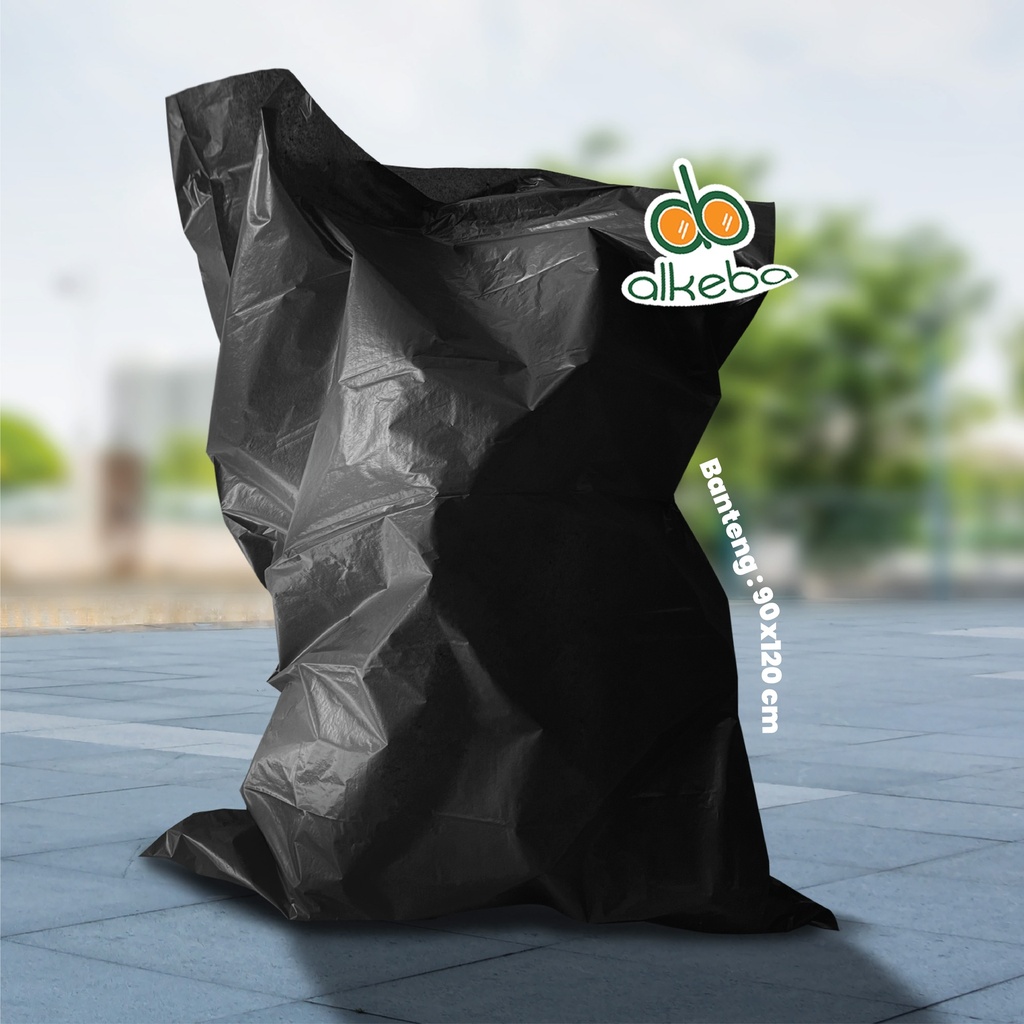 PLASTIK SAMPAH HITAM 90X120 CM BANTENG
