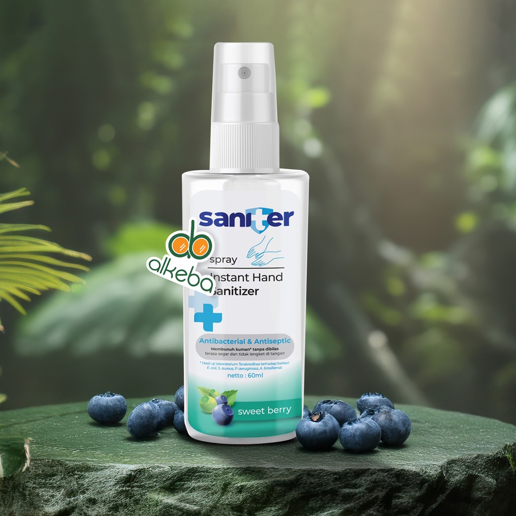 SANITER HANDSANITIZER CAIR SWEET BERRY 60ML