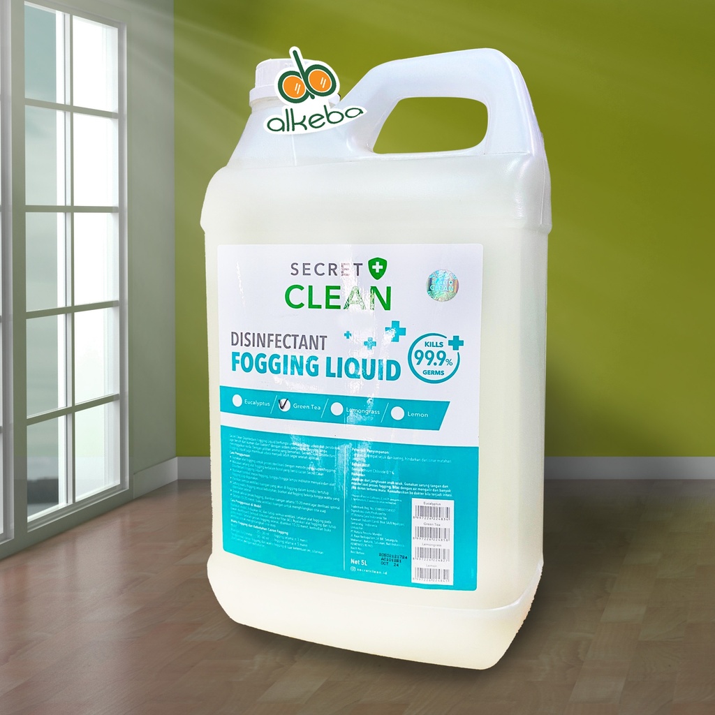 SECRET CLEAN FOGGING LIQUID GREEN TEA 5 L