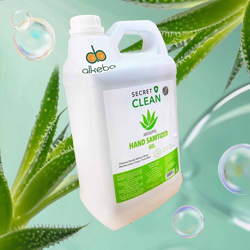 SECRET CLEAN HAND SANITIZER GEL 5L