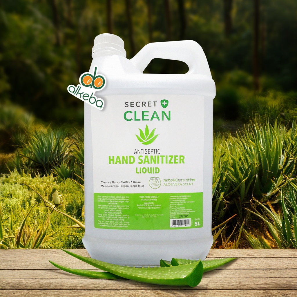 SECRET CLEAN HAND SANITIZER LIQUID 5L