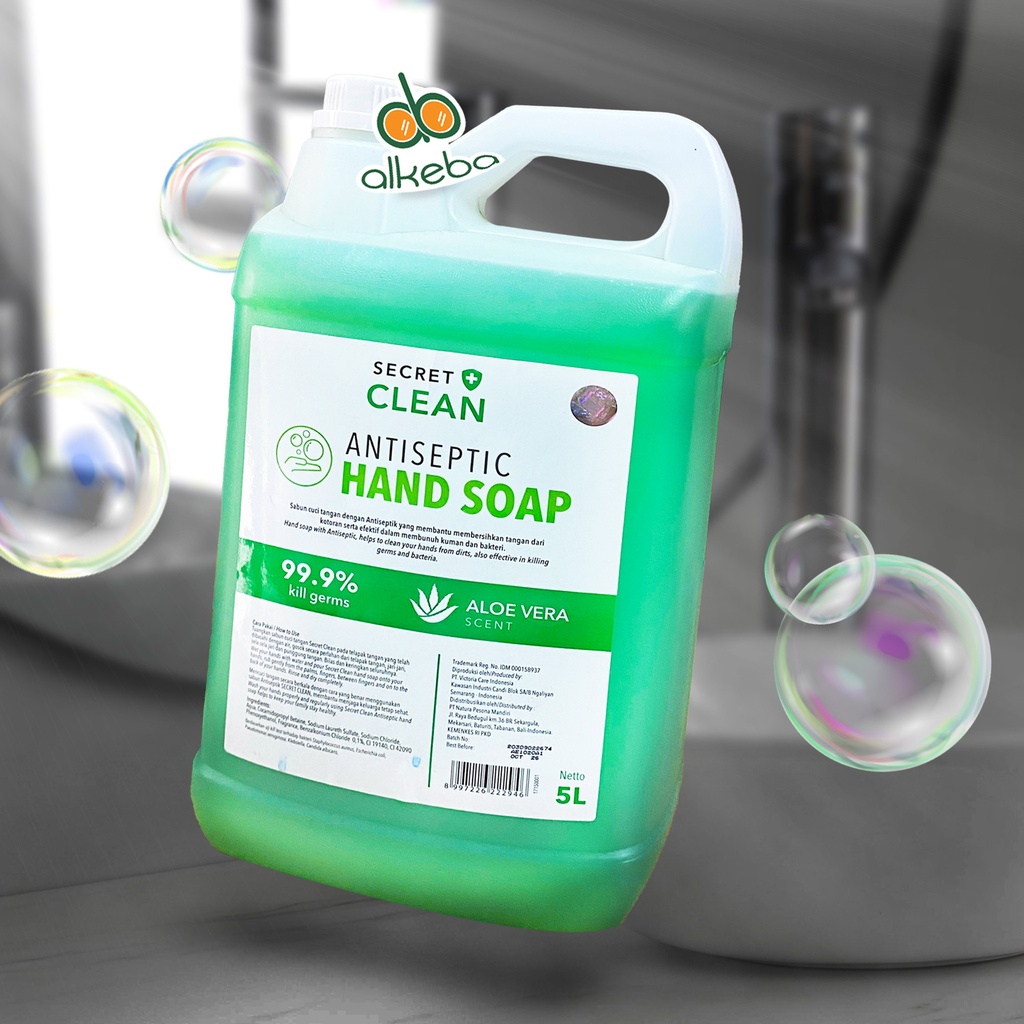 SECRET CLEAN HAND SOAP ALOEVERA 5 LITER